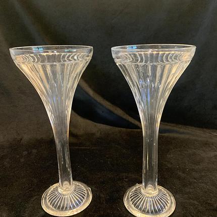Crown Crystal Glass Window Vases